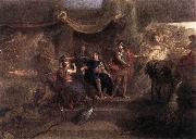 LE BRUN, Charles The Resolution of Louis XIV to Make War on the Dutch Republic g Sweden oil painting artist